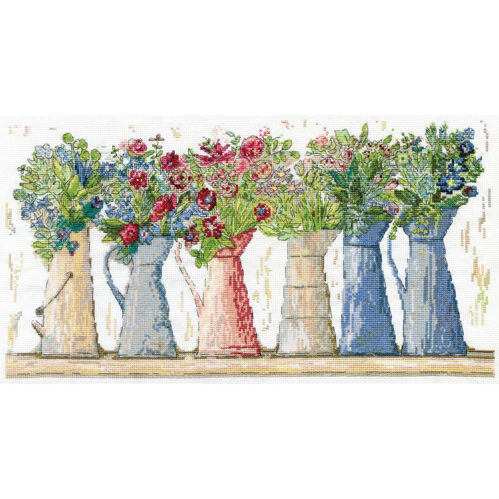 Pitcher Row Counted Cross Stitch Kit